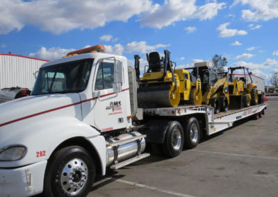Move Truck Loaded With Equipment